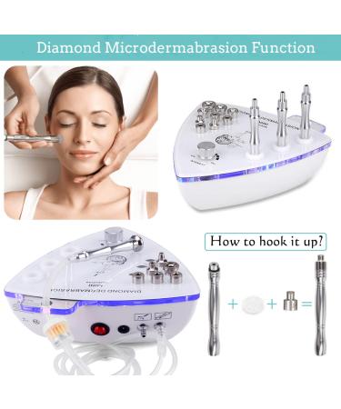 Diamond Microdermabrasion Machine with Spray Gun | Yofuly Professional Facial Exfoliation System - Home Use Skin Care - Buy Online on GoSupps.com