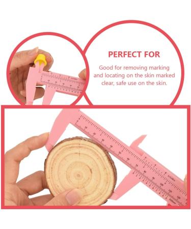 Angoily R gle de Mesure des Sourcils en Plastique 1 PC 150 Mm Pied Coulisse Portable Rose pour Maquillage Sourcils Professionnels et Trac Pr cis - Buy Online on GoSupps.com