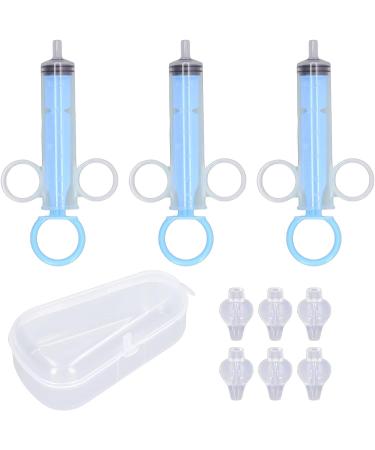 Portable Infant Nasal Irrigator Syringe 3PCS - Professional, Easy to Use - Blue - Buy Online on GoSupps.com
