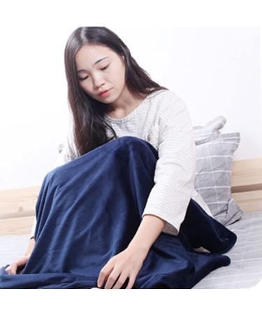 XJzhang Portable Heated Poncho & Accessories | Fast Warming Electric Blanket Pillow & Scarf | Navy Blue 100*70cm - International Shipping Available - Buy Online on GoSupps.com