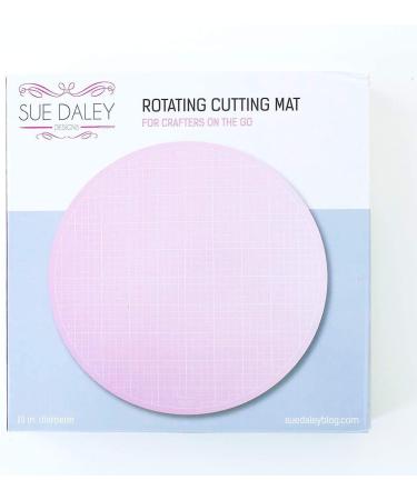 Sue Daley Designs Pink 10 Rotating Cutting Mat for EPP English Paper Piecing - Self Healing Mat for Patchwork, Sewing, and Quilting - Buy Online on GoSupps.com