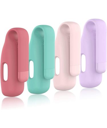 Huadea 4-Pack Clip Case Compatible with Fitbit Inspire 2/Fitbit Inspire 3  Soft Silicone Clip Clasp Accessory Replacement for Fitbit Inspire 2/Inspire 3 (Official Red/Violet/Teal/Rose Pink) - Buy Online on GoSupps.com