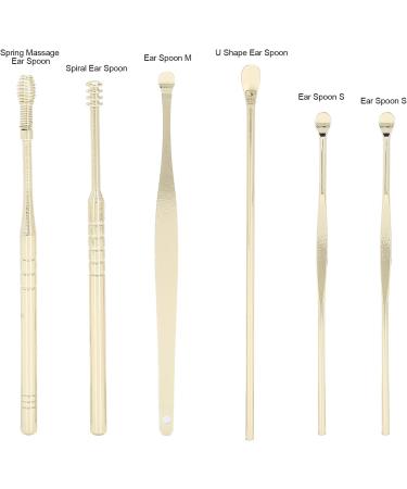 Ear Spoon Ear Pick Spoon Ear Wax Cleaner for Cleaning Ear Canal Dirt(#1) - Buy Online on GoSupps.com