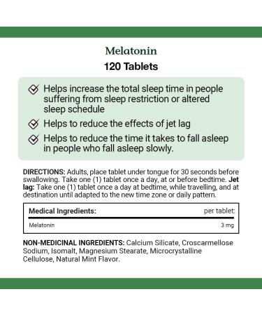 Nature's Bounty Melatonin Pills Supplement Helps Reset Body's Sleep Wake Cycle 3mg 120 Tablets - Buy Online on GoSupps.com