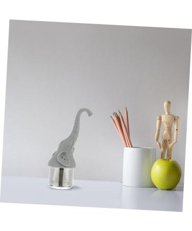 Zerodeko Glass Tea Infuser 3 Pcs Elephant Tea Maker Stainless Steel Tea Making Utensils Glass Coffee Strainer 11.8X4.6CMx3pcs Greyx3pcs - Buy Online on GoSupps.com