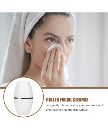 1pc Facial Oil Absorbing Ball Oily Skin Roller Facial Oil Blotting Roller Makeup Oil- Absorbing Volcanic Roller Facial Oil Control Roller Remover Volcanic Mud Remove Oil White - Buy Online on GoSupps.com