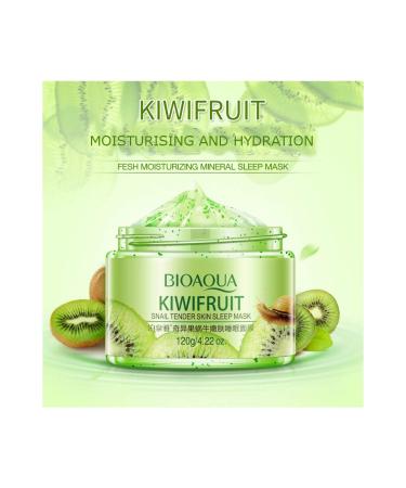 BIOAQUA Mineral Mask with Fresh Tender Snail Extract - 120g Kiwifruit | Nourishing & Moisturizing Skincare for All Skin Types - International Shipping Available - Buy Online on GoSupps.com