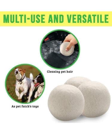 PLGEBR Wool Dryer Balls Fabric Reusable Softener Laundry 6cm Wool Dryer Balls Washing Washing Machine Balls Accessories Practical dryer Balls balls dryer Balls organic laundry balls dryer Drying ball - Buy Online on GoSupps.com