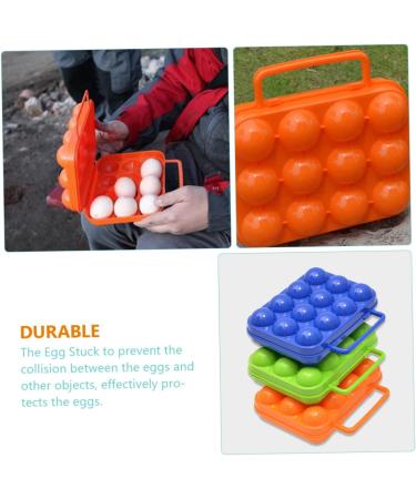 OSALADI 2pcs Boxes Outdoor Egg Carton Food Containers Egg Container Egg Dispenser Cases Eggshell Folding - Buy Online on GoSupps.com