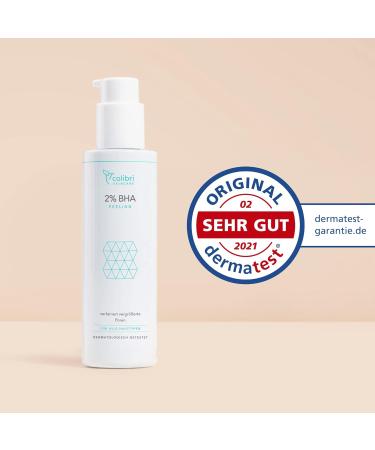 Colibri Skincare 2% BHA Peeling 100ml - Salicylic Acid Chemical Exfoliant for All Skin Types Reduces Pimples & Pores - Buy Online on GoSupps.com