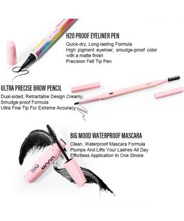 All In One Makeup Kit - 20 Colors Eyeshadow Palette Lipstick Eyebrow Pencil & More | Perfect Makeup Gift Set for Women & Beginners - Buy Online on GoSupps.com