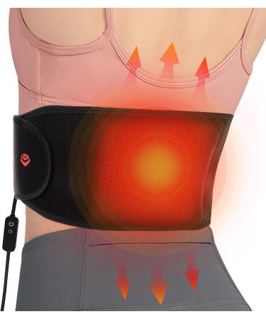 Graphene Times heating pillows Fern infrared heating belts with adjustable temperature ideal for injured or painful waist back support - Buy Online on GoSupps.com