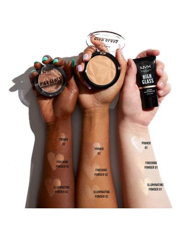 NYX Professional Makeup High Glass Face Primer - Moonbeam 30ml | Radiant Glow & Smooth Finish | International Shipping Available - Buy Online on GoSupps.com