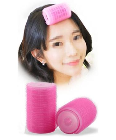 2Pcs/Set Plastic Hair Rollers Curlers Bangs Self-Adhesive Hair Volume Hair Curling Styling Tools Magic Women DIY Makeup Tools S