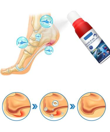 Shark Collagen Spray 30Ml/1FL.OZ Bonjunction Shark Collagen Support Spray for Bone Joint Mobility (3PCS) - Buy Online on GoSupps.com