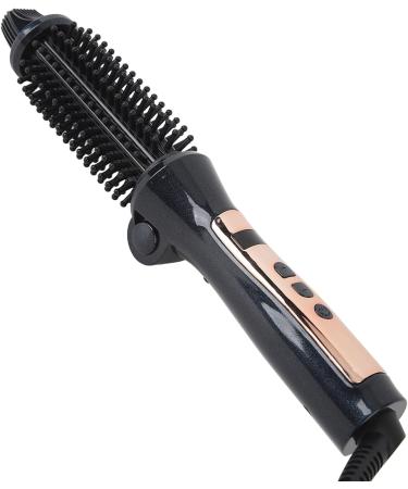 Curling Iron Brush Prevent Scald Portable 100-240V Collapsible Ceramic Ionic Hair Curling Brush For Long Hair (US Plug 100 240V) - Buy Online on GoSupps.com