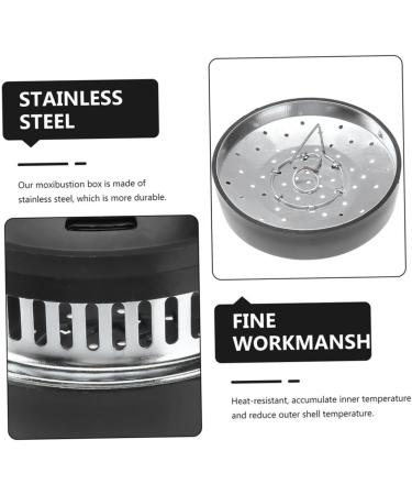 Tovinanna Moxibustion Box - Adjustable Metal Holder & Bracket for Wellness Gifts | Healthy Moxa Sticker Holder | Ai-Box ABS Design - Buy Online on GoSupps.com