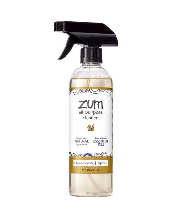 Zum by Indigo Wild All-Purpose Cleaner - Natural Multipurpose Cleaner Made with Essential Oils Baking Soda & More - Frankincense & Myrrh 16 fl oz