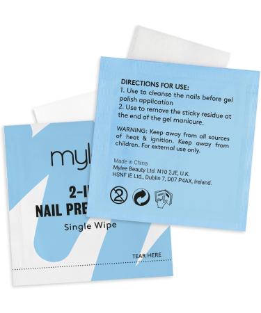 Mylee 200pcs 2-in-1 Nail Prep & Wipe Wipes | Removes Sticky Residue | For UV LED Gel Nails | Pre-Manicure & Pedicure - Buy Online on GoSupps.com