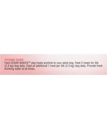 CESAR Bakies Treats Adult Crunchy Small Dog - Bacon-Roasted Chicken 550g Pouch Chicken 550 g (Pack of 1) - Buy Online on GoSupps.com