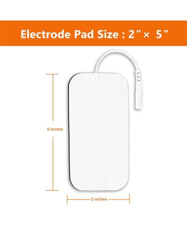 10PCS 2x4 Reusable TENS Unit Replacement Pads - Upgraded Self-Stick Electrode Pads for Electrotherapy | Compatible with AUVON TENS & TENS 7000 - Buy Online on GoSupps.com