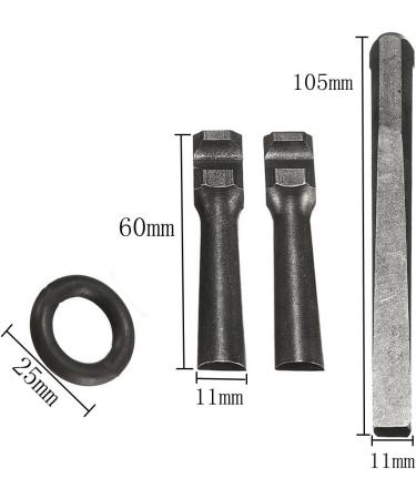 Wedge and Feather Shims for Stone Splitting - 5/8 Inch, 10 Pcs - Concrete, Marble, Granite, Rock Splitting Hand Tools - Buy Online on GoSupps.com