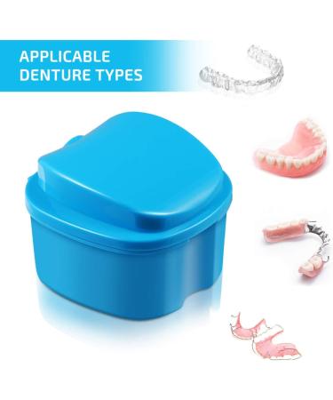 EXCEART Denture Box with Lid - Dishwasher Safe Denture Container & Holder for Secure Storage - Buy Online on GoSupps.com