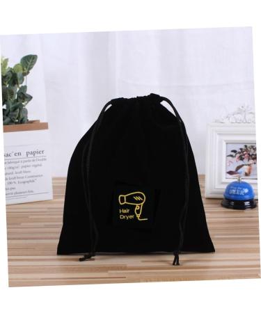 Mobestech 2pcs Hair Dryer Storage Bag Jewelry Organizer Bag Travel Portable Hair Dryer Bag Straight Hair Tool Blackx2pcs 30X26X1CMx2pcs - Buy Online on GoSupps.com