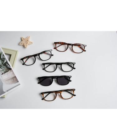 Eyekepper 5-Pack Reading Glasses with Spring Hinges & Sun Readers - +2.25 Diopter Mix - Buy Online on GoSupps.com