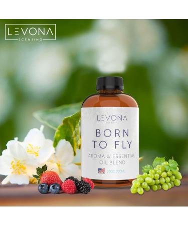 Levona Scent Essential Oil for Diffuser: Home Luxury Fragrance Scent - Aroma Diffuser Oil Refill - Hotel Diffuser Essential Oils for Humidifiers - 700 Ml/ 23oz Essential Oils - Born to Fly Born to Fly 23.66 Fl Oz (Pack of 1) - Buy Online on GoSupps.com