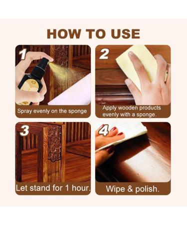 All-in-One Wooden Furniture Special Anti-Cracking Polishing Maintenance Oil Wood Furniture Waxing Care Cleaner - Versatile Care for Your Wood Treasures (2 Set) - Buy Online on GoSupps.com