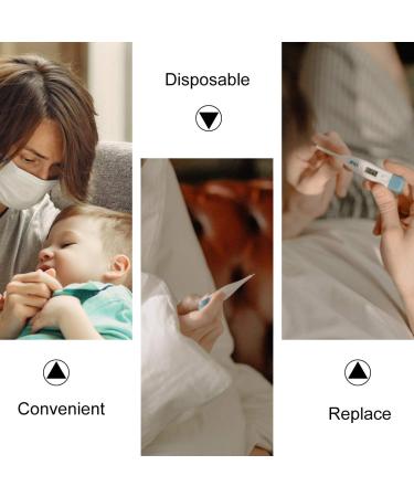 Healifty 100pcs Disposable Digital Thermometer Covers Sterile Universal Thermometer Probe Covers for Hospital Clinic and Health Center - Buy Online on GoSupps.com