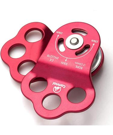 JOTOUCH 30KN Single Pulley Bearing for Rock Climbing & Rescue - High Altitude Equipment for 13mm Rope | Zipline & Hauling Gear - Gray - Buy Online on GoSupps.com