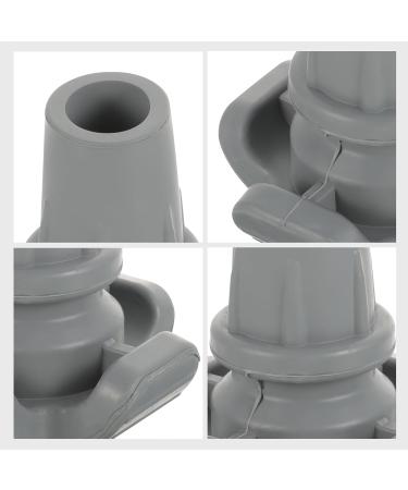 Buy Gleavi 5-Stage Slip-Resistant Matte Crutch Accessories - Forearm Gap Covers & Rubber Tips for Enhanced Safety | International Shipping Available - Buy Online on GoSupps.com