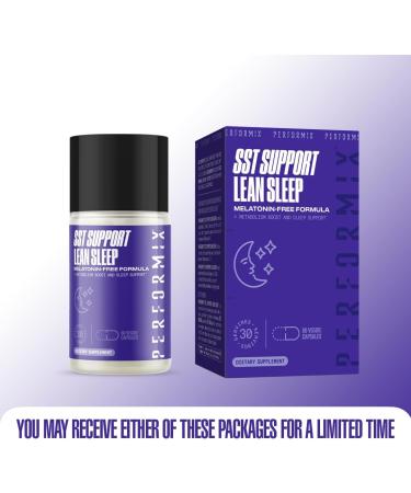 PERFORMIX - SST Support Lean Sleep - Herbal Sleep Aid Supplement - Gentle Nighttime Support - Calming Formula - 60 Veggie Capsules for Adults 60 Count (Pack of 1) - Buy Online on GoSupps.com