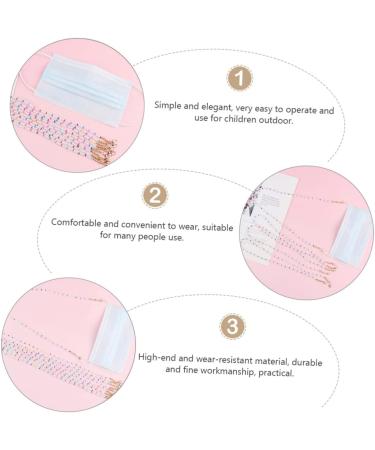 Frcolor 4-Piece Mask Glasses Hanging Chain for Kids - Sturdy Ear Protector Necklace & Slipproof Mask Chain with Dream Pearls - Buy Online on GoSupps.com