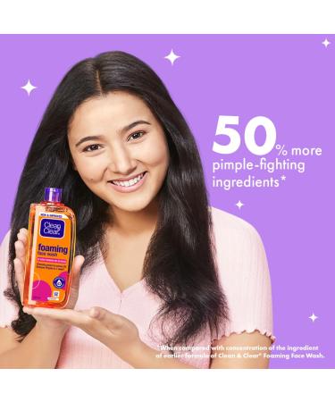 Clean & Clear Foaming Facewash for Oily Skin Brown 240ml - Buy Online on GoSupps.com