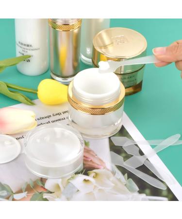 100-Pack Metal Makeup Spatula & Applicator Set - Mini Beauty Scoop for Face Cream Masks & Cosmetic Mixing - Buy Online on GoSupps.com