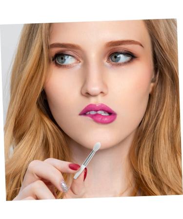 minkissy 3 Sets Lip Gloss Brush Nose Cleaner Pad Lip Applicator Wands Makeup Lip Brush Silicone Lip Brush Face Tools Mini Lip Gloss Makeup Tool Silica Gel White Miss Lipstick Brush Make up - Buy Online on GoSupps.com