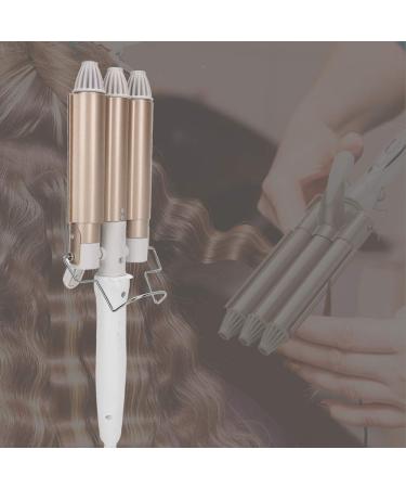 25mm Hair Waver Curling Iron Wand - Three Barrel Hair Crimper for Salon-Quality Waves | Ideal for Long & Short Hair - Buy Online on GoSupps.com