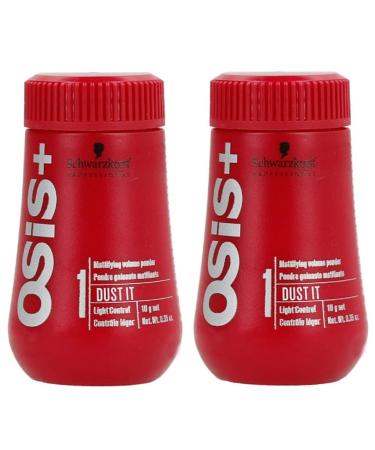 Schwarzkopf OSiS Dust It - Mattifying Powder (0.35 oz) Pack Of Two 0.35 Ounce (Pack of 2)