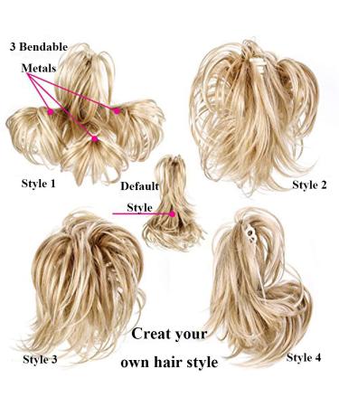 SEGO Ponytail Extension - Medium Blonde 12 (30cm) Braid Hairpiece with Butterfly Clip | Real Hair Like Quality | 95g - Buy Online on GoSupps.com