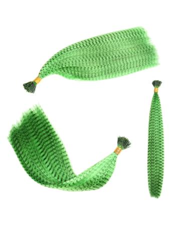 Feather Hair Extension Feather for Hair Extensions Synthetic Long Colored Overhead Strands of Hair Accessories Rainbow Hairpiece for Women crochet hair extension set (Color : 10 Size : 16inch 40cm 16inch 40cm 10