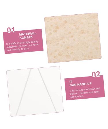 MAGICLULU Konjac Face Wash Makeup Remover Sponge - Facial Cleaning & Exfoliating Tool for Radiant Skin - Ideal for All Skin Types - Buy Online on GoSupps.com