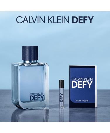 Calvin Klein Defy Eau de Toilette Woody Men's Cologne With Notes of Bergamot Oil Lavender Absolute & Vetiver Oil Long Lasting Fragrance 3.3 Fl Oz (Pack of 1) - Buy Online on GoSupps.com