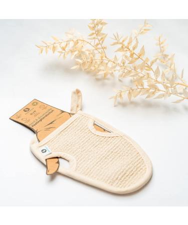 Chinchilla Organic Cotton & Hemp Peeling Glove | Gentle Body & Face Scrub | Eco-Friendly Shower Sponge | International Shipping Available - Buy Online on GoSupps.com