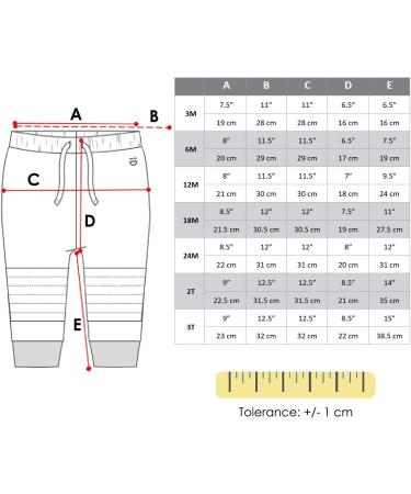 Organic Cotton Infant Knee Patch Trousers - Blue/Rainbow Stripes | kIDio Baby Pants (0-3 Months) - Buy Online on GoSupps.com