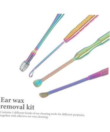 Ear Wax Remover Kit - Set of 3 Stainless Steel and Plastic Ear Cleaning Tools - Buy Online on GoSupps.com