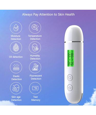 Hydration Tester & Skin Monitor - Digital Moisture Analyzer for Personal Facial Care - Optimize Skin Hydration & Oil Content - Buy Online on GoSupps.com