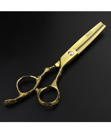 Buy Golden Professional 6 Inch & 7 Inch Hairdressing Scissors Set - Premium Hair Cutting & Thinning Scissors for Stylists - International Shipping Available - Buy Online on GoSupps.com